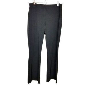 Joseph Ribkoff Women Pull On Ponte Straight Pants Sz 14 Black Office Preppy